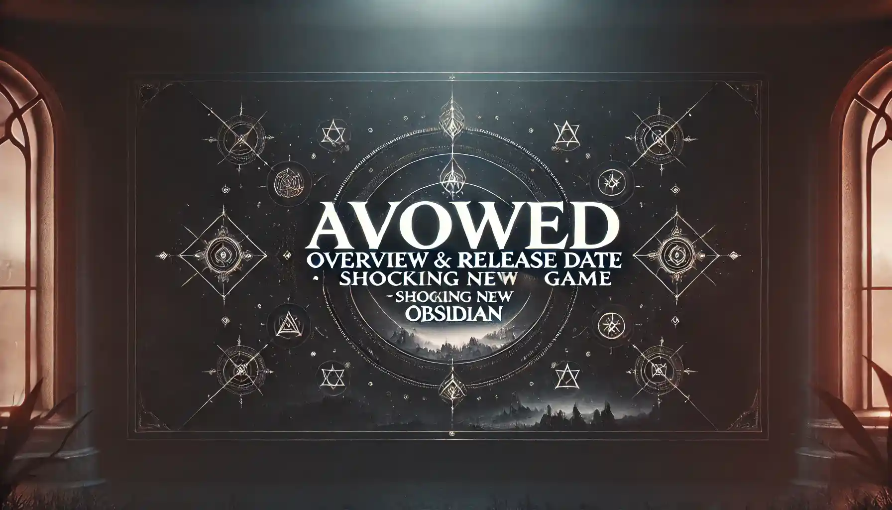 Avowed Overview &Amp; Release Date | Shocking New Obsidian Game