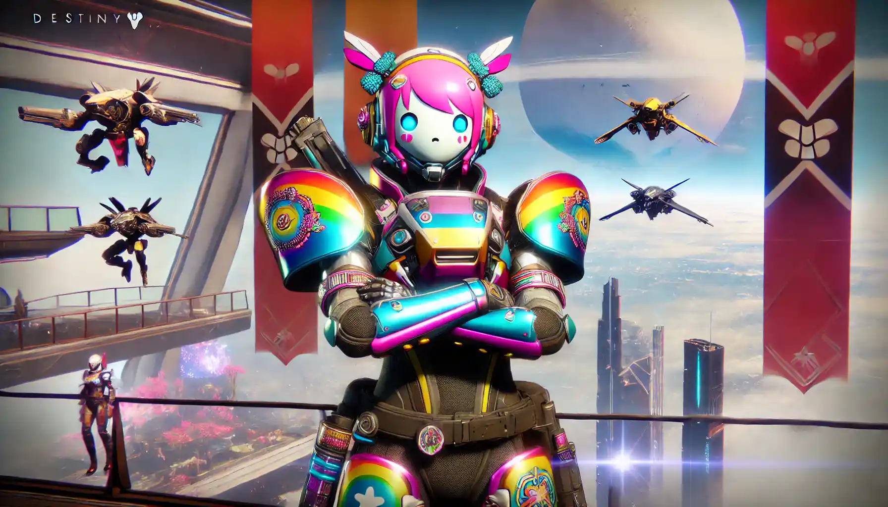 Destiny 2 Doki Doki Literature Club Crossover Doki Doki Destiny Armor For All Classes In Destiny 2