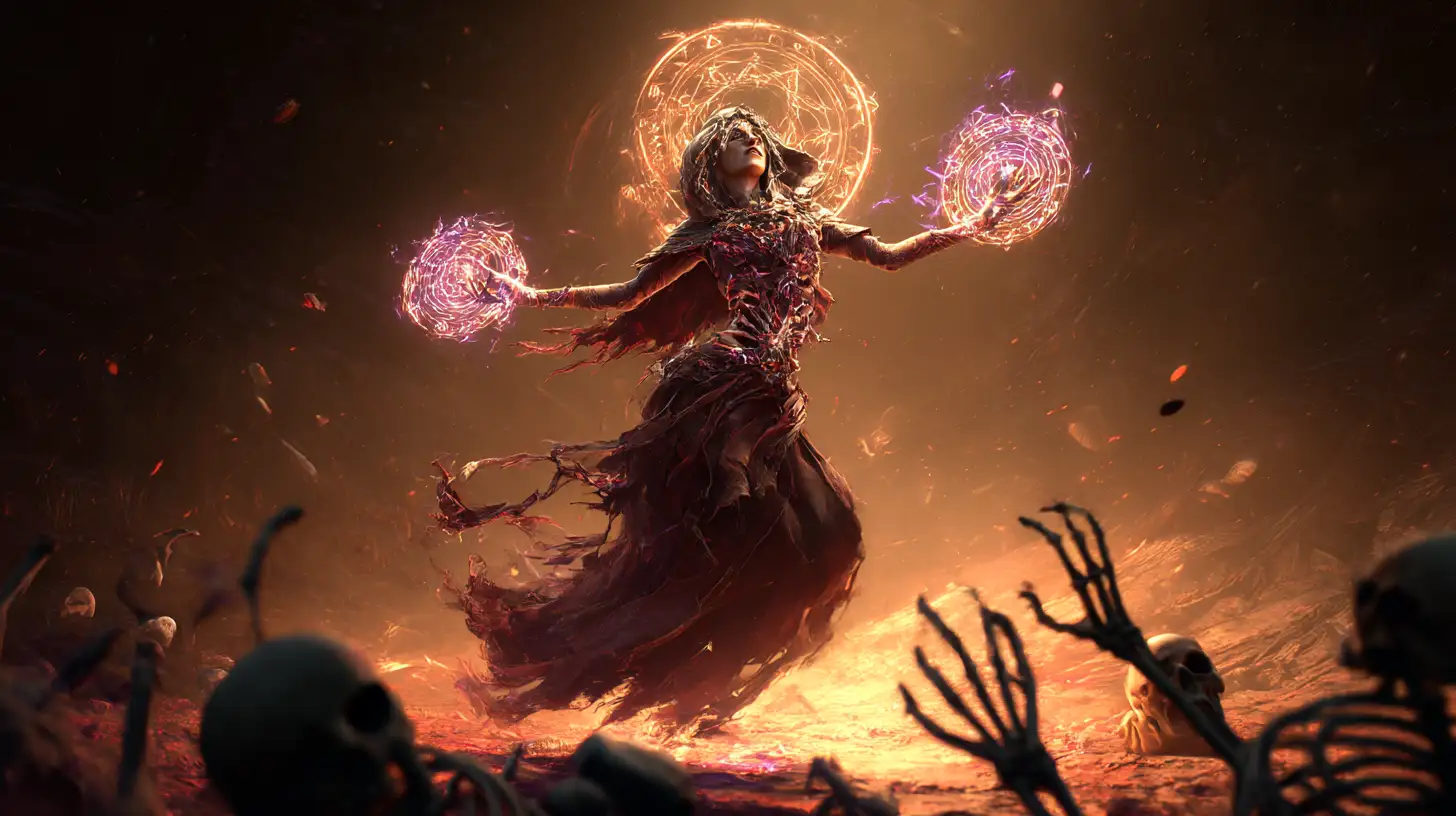 Ignites Enemies While Summoning Spirits