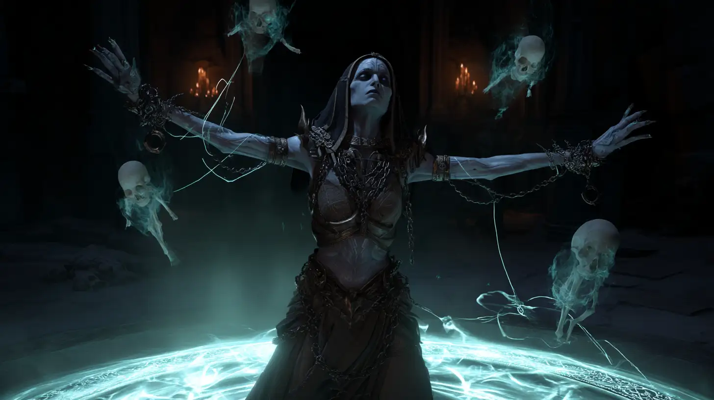 Blood Wave Necromancer Unleashes Blood Orbs In The Hatred Campaign