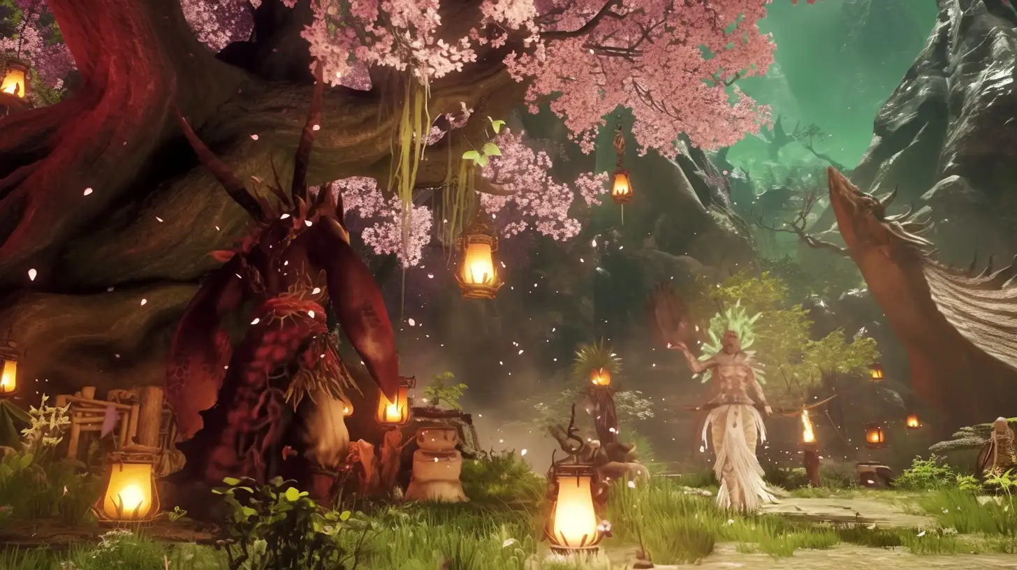 Monster Hunter Wilds: Your Blooming Guide To The Limited Time Festival Of Accord Blossomdance! | Epiccarry Preview Of Blossom Vest And Blossom Cuffs From Seasonal Gear Menu