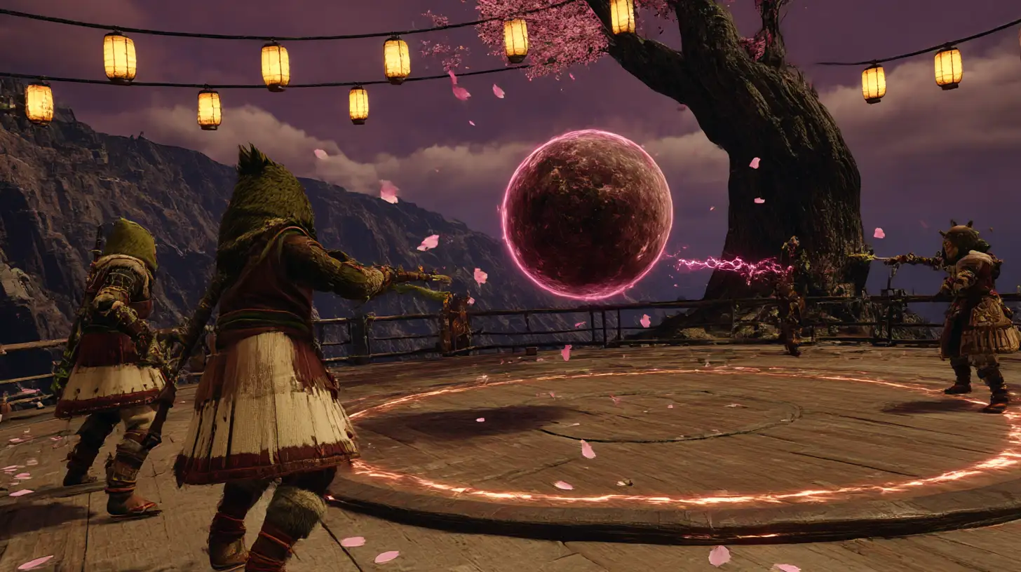 Monster Hunter Wilds: Your Blooming Guide To The Limited Time Festival Of Accord Blossomdance! | Epiccarry Spring Blossom Fest Celebration In The Monster Hunter Wilds Gathering Hub