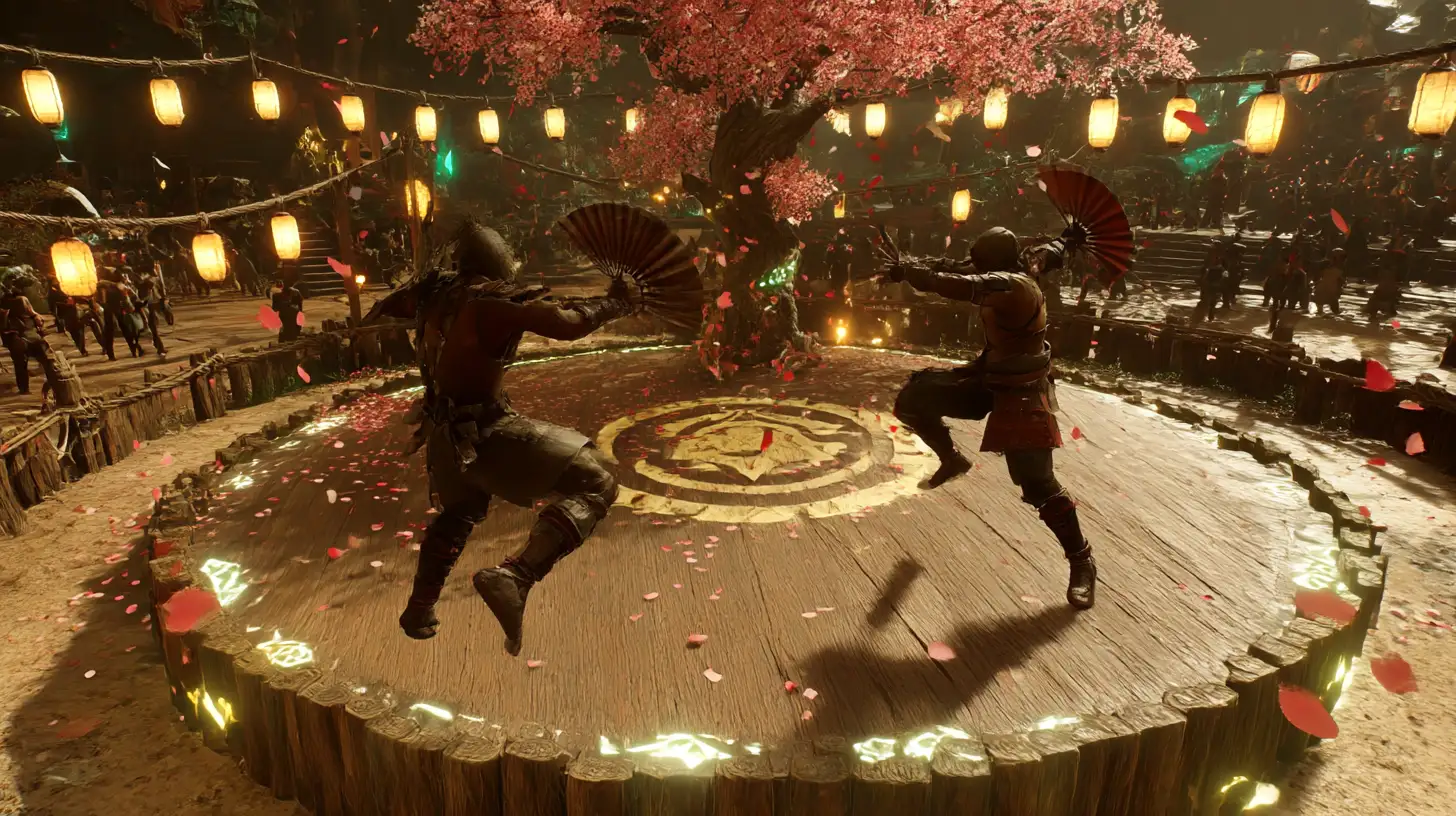 Monster Hunter Wilds: Your Blooming Guide To The Limited Time Festival Of Accord Blossomdance! | Epiccarry Spring Blossom Fireworks Celebration Over The Seasonal Arena