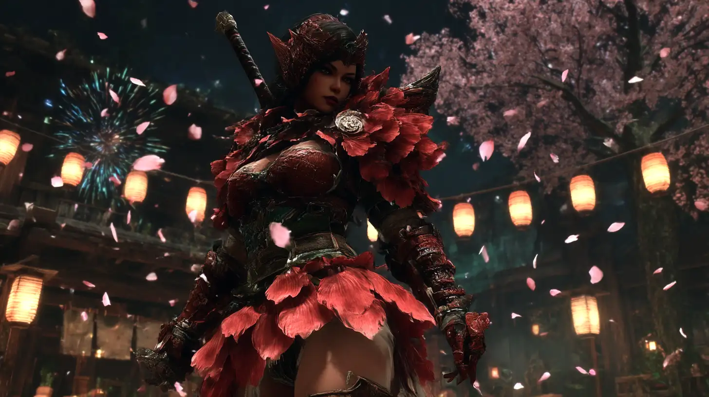 Monster Hunter Wilds: Your Blooming Guide To The Limited Time Festival Of Accord Blossomdance! | Epiccarry Hunters Gathered Near The Canteen For Seasonal Login Bonuses