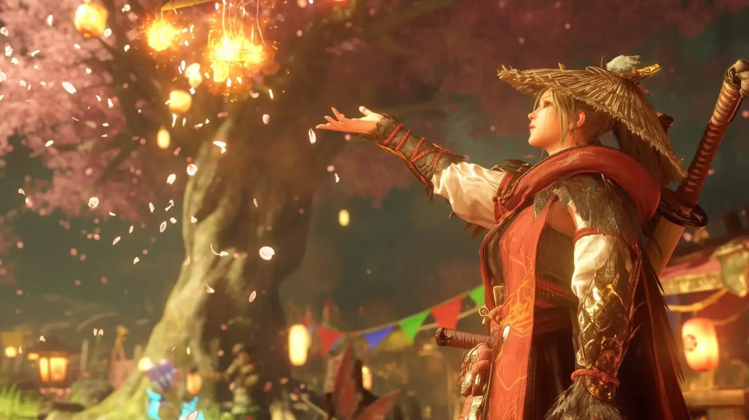 Monster Hunter Wilds: Your Blooming Guide To The Limited Time Festival Of Accord Blossomdance! | Epiccarry Hunter Forging Blossom Armor During The Spring Blossom Fest In Monster Hunter Wilds