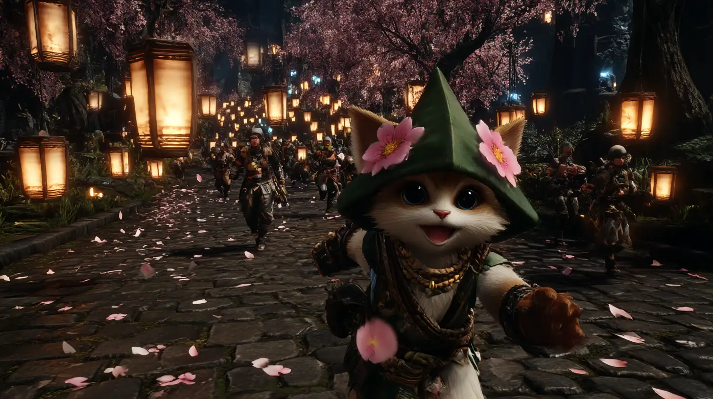 Monster Hunter Wilds: Your Blooming Guide To The Limited Time Festival Of Accord Blossomdance! | Epiccarry Felyne Butterfly Palico Gear From Blossom Tickets In Monster Hunter