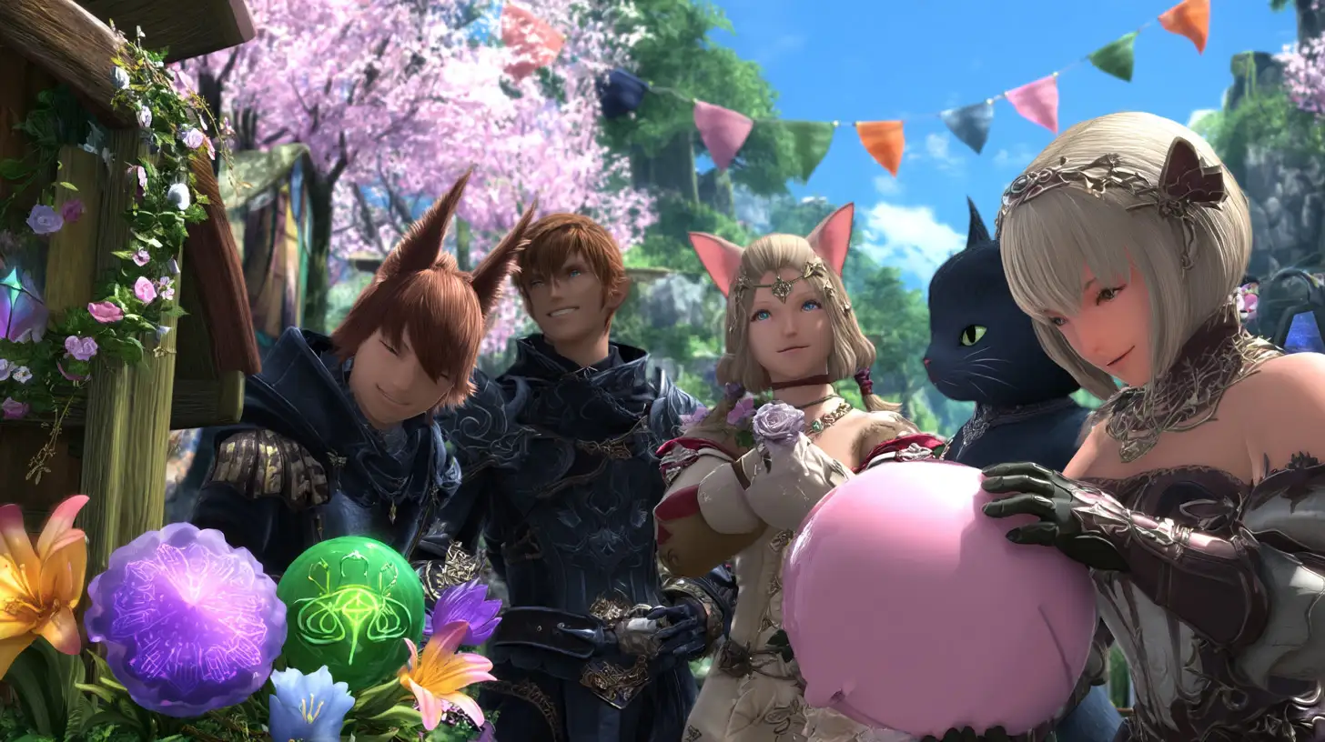 The Final Fantasy Xiv Event Spring Community Support Campaign Has Sprung! | Epiccarry Join The Final Fantasy Xiv Spring Event Celebration Today
