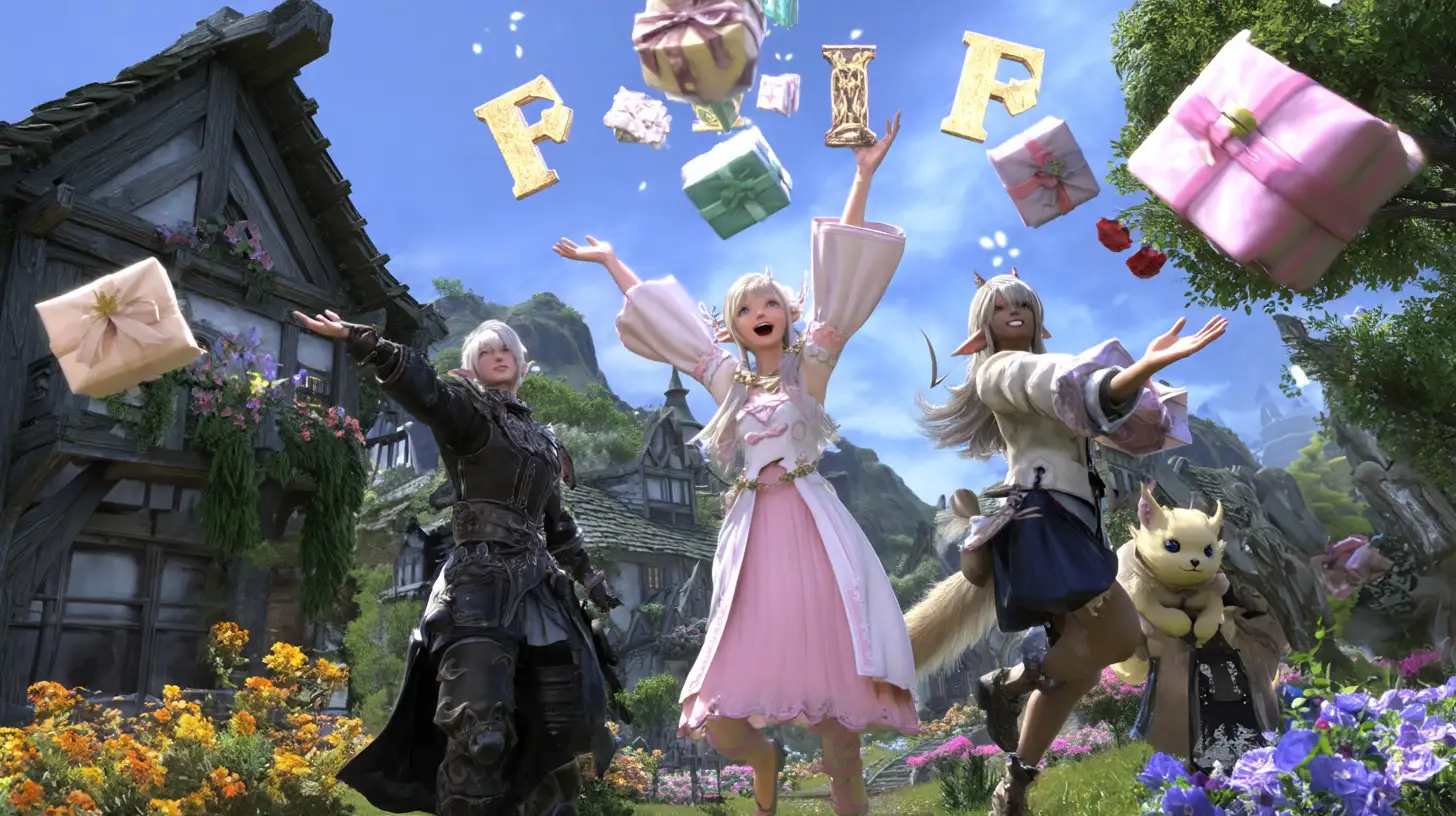 The Final Fantasy Xiv Event Spring Community Support Campaign Has Sprung! | Epiccarry Celebrate The Realm With Fireworks And New Stories